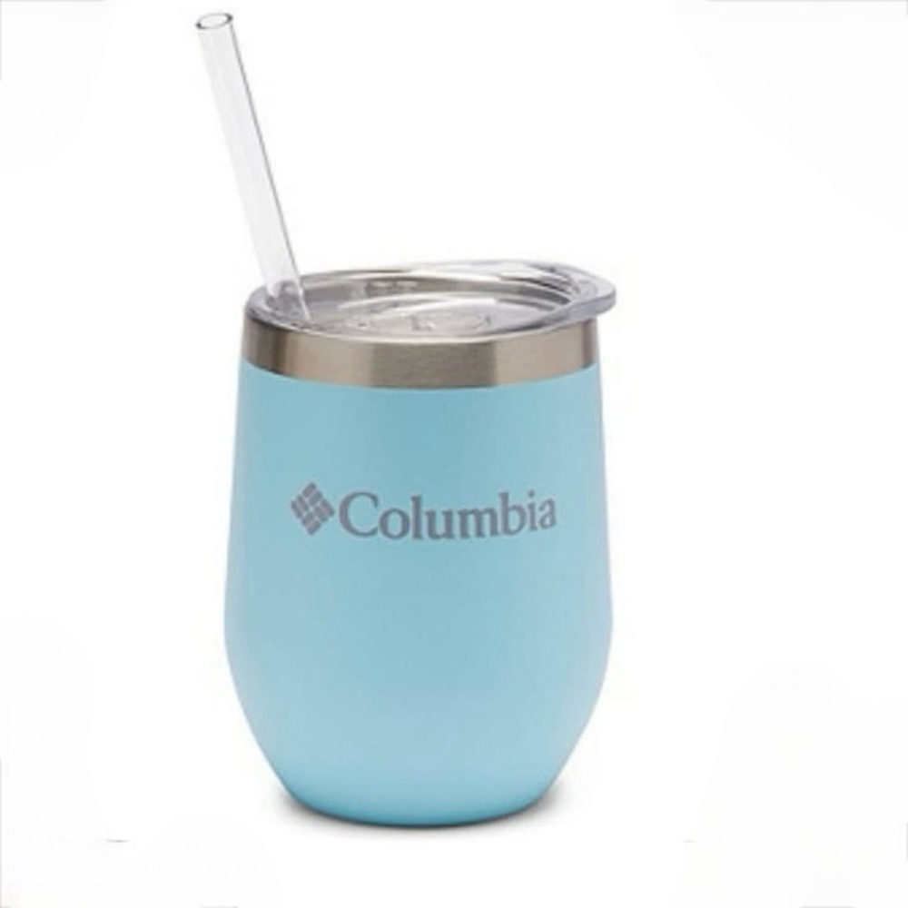 Columbia Insulated Tumbler with Straw - 12 ounces